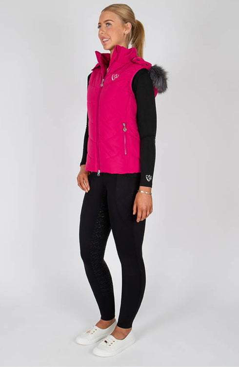 BARE Winter Series - Ellie Vest - Hot Pink
