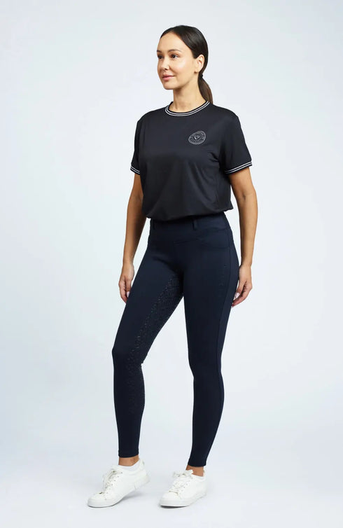 BARE FlexForm Sculpting Riding Tights - Midnight Navy