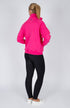 BARE Quarter Zip Teddy Pullover Sweater - Deep Pink