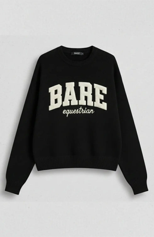 BARE Academy Sweater - Black/White
