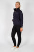 BARE Quarter Zip Teddy Pullover Sweater - Deep Indigo