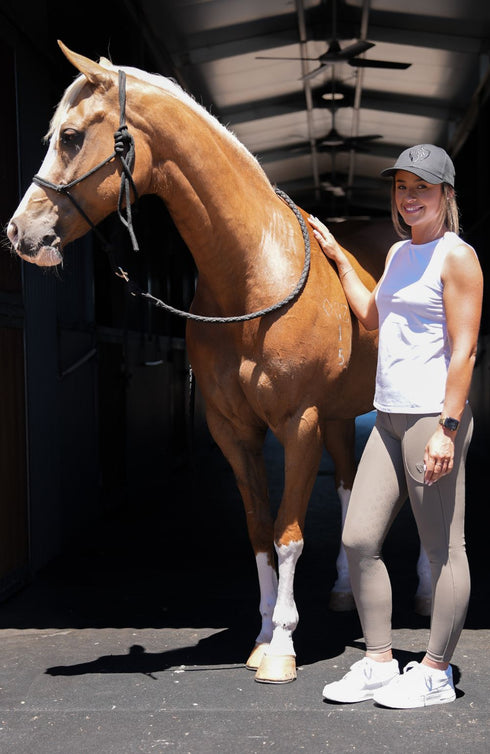 BARE Sculpt Hybrid Riding Breeches - Cocoa Moss