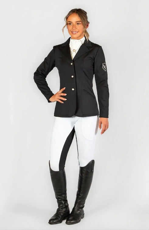 BARE Sculpt Hybrid Riding Breeches - White/Black Seat