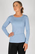 BARE Active Long Sleeve Tee - Ice Blue