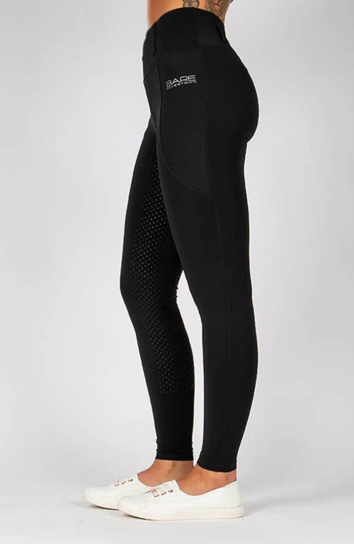 BARE ThermoFit Winter Performance Riding Tights - Black BARE Equestrian