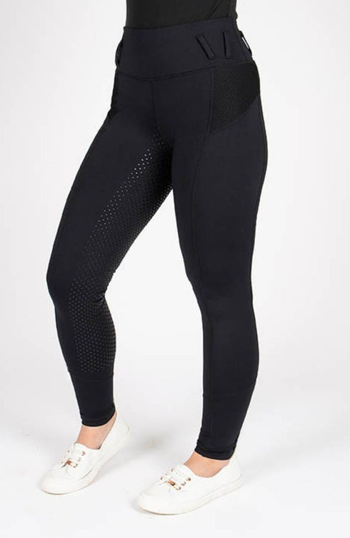BARE Performance Riding Tights - Black Rider