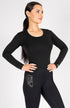 BARE Active Long Sleeve Tee - Black