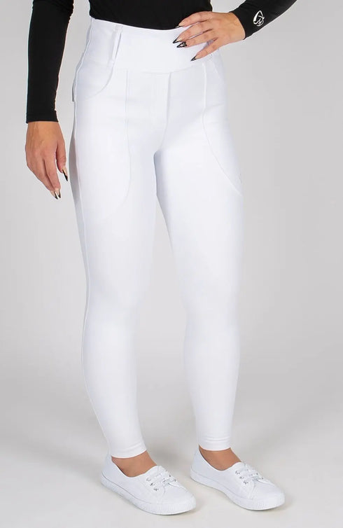 BARE Sculpt Hybrid Riding Breeches - White