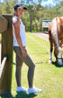 BARE Sculpt Hybrid Riding Breeches - Cocoa Moss