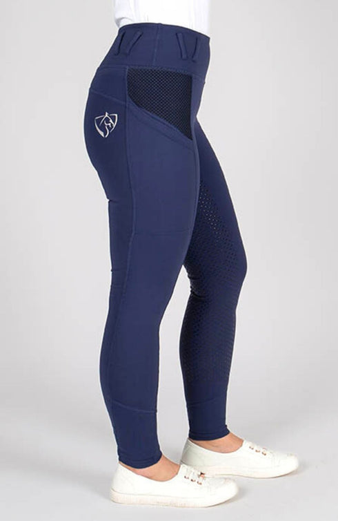 BARE Performance Riding Tights - Oxford Navy