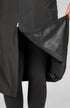 BARE Candace Lightweight Waterproof Long Jacket (Mesh Lined) - Black