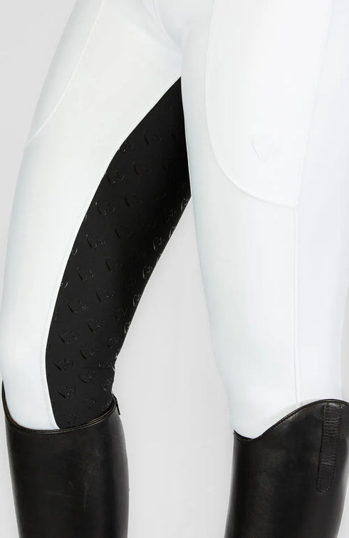 BARE Sculpt Hybrid Riding Breeches - White/Black Seat