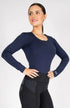 BARE Active Long Sleeve Tee - Navy