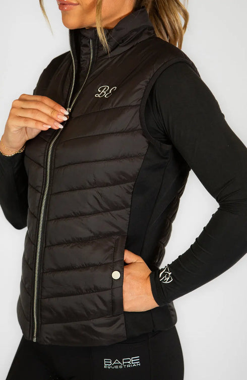 BARE Winter Series Sovereign Slimline Padded Vest - Black