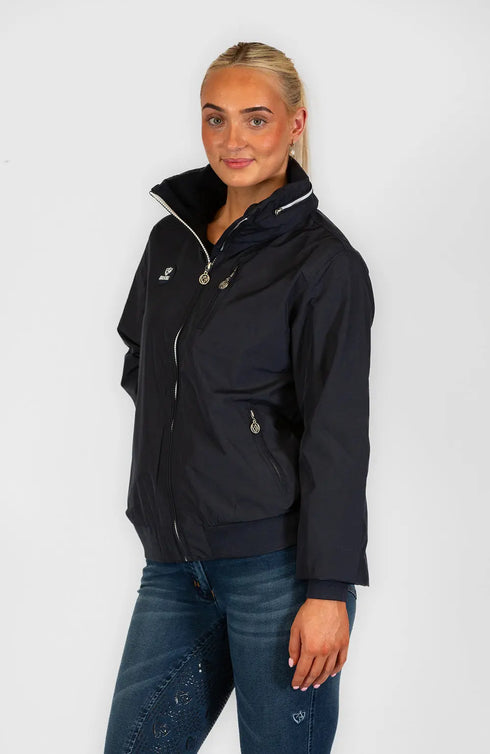 BARE Winter Series Polo Bomber Jacket - Navy