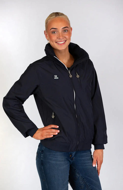 BARE Winter Series Polo Bomber Jacket - Navy