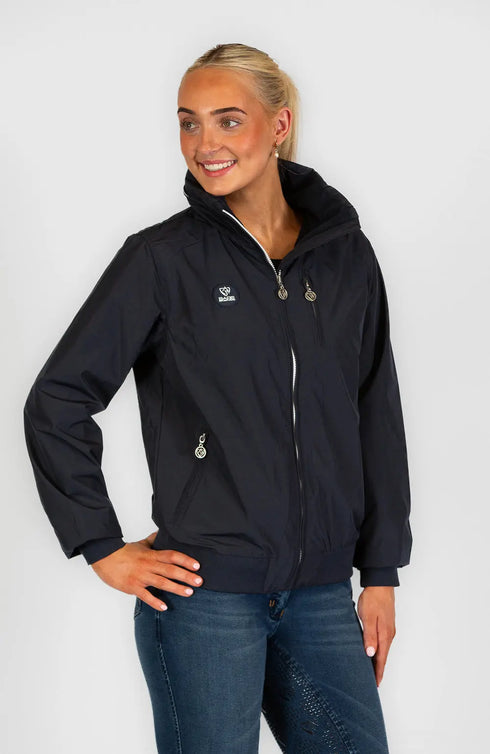 BARE Winter Series Polo Bomber Jacket - Navy