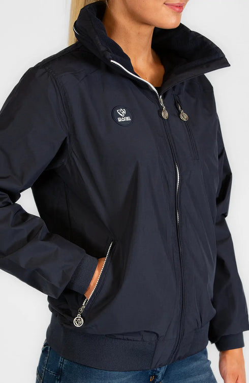 BARE Winter Series Polo Bomber Jacket - Navy