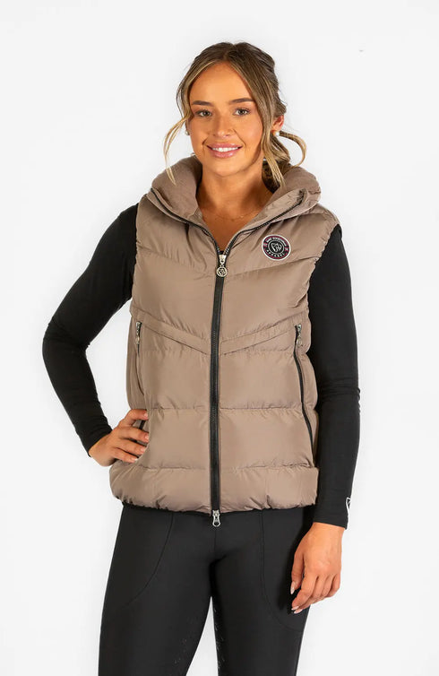 BARE Winter Series Urban Padded Vest - Walnut