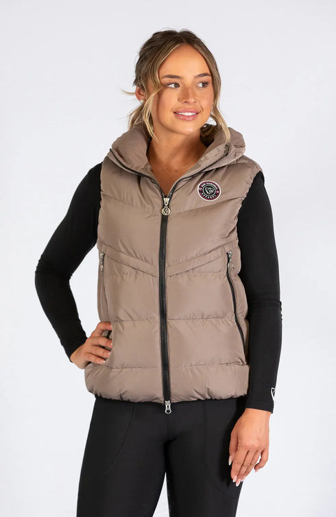 BARE Winter Series Urban Padded Vest - Walnut