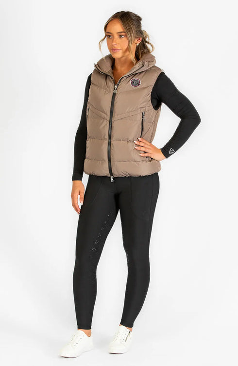 BARE Winter Series Urban Padded Vest - Walnut