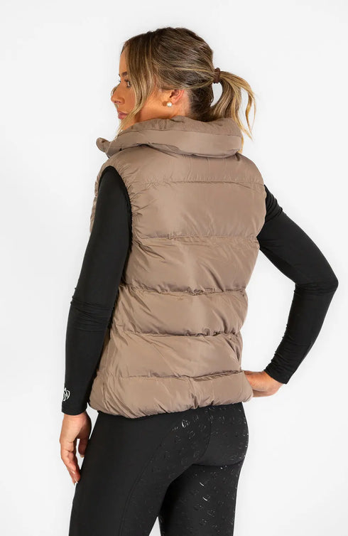 BARE Winter Series Urban Padded Vest - Walnut