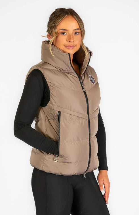 BARE Winter Series Urban Padded Vest - Walnut