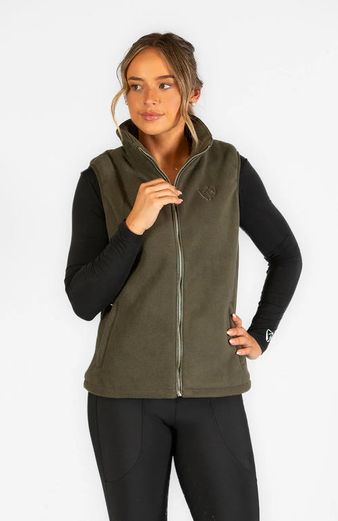 BARE Winter Series Manor Teddy Vest - Khaki