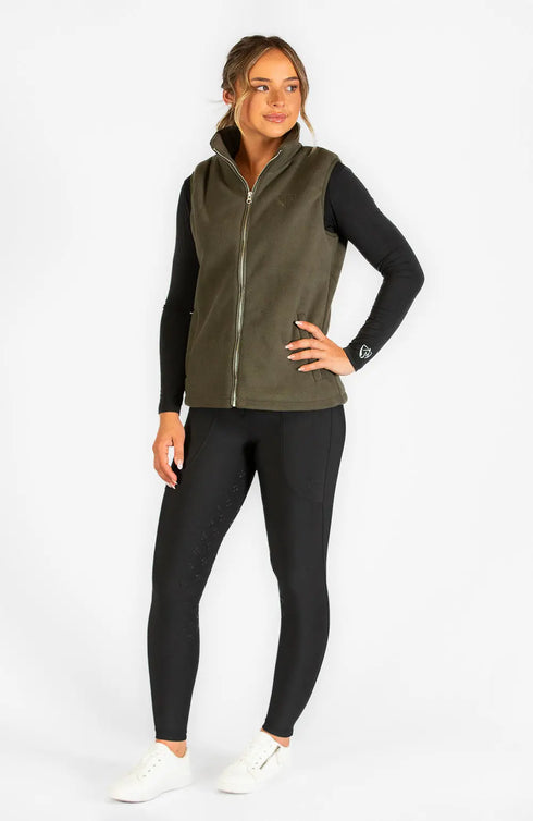 BARE Winter Series Manor Teddy Vest - Khaki