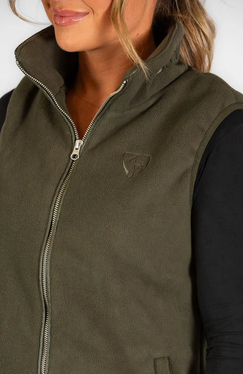 BARE Winter Series Manor Teddy Vest - Khaki