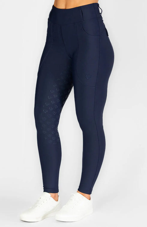 BARE Sculpt Hybrid Riding Breeches - Midnight Navy