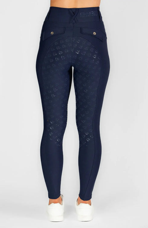 BARE Sculpt Hybrid Riding Breeches - Midnight Navy
