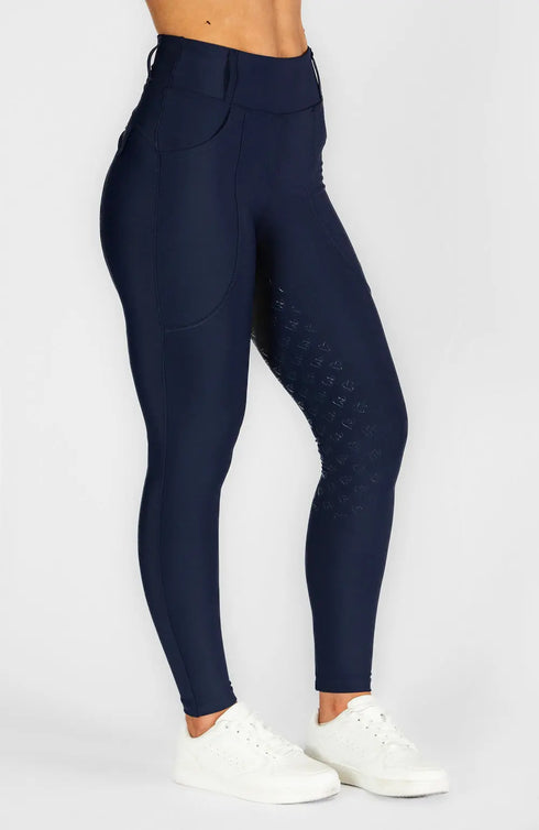 BARE Sculpt Hybrid Riding Breeches - Midnight Navy
