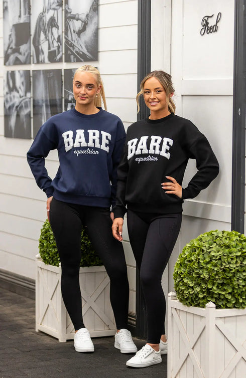 BARE Academy Sweater - Black/White