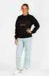 BARE Academy Sweater - Black/Hot Pink