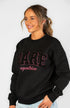BARE Academy Sweater - Black/Hot Pink