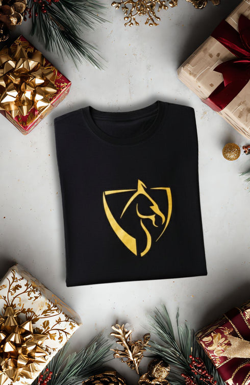 BARE Black & Gold Limited Edition Christmas Tee