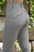 BARE Sculpt Hybrid Riding Breeches - Cocoa Moss