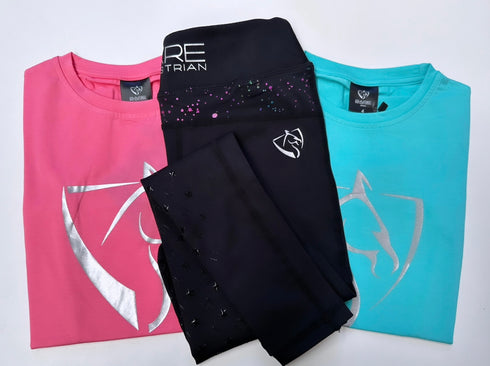 BARE Babes Performance Riding Tights - Galaxy