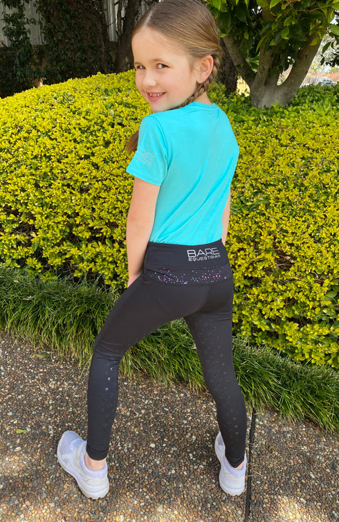 BARE Babes Performance Riding Tights - Galaxy