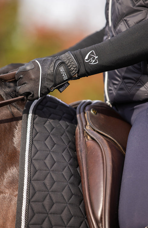 BARE Active Rider Mesh Gloves - Black