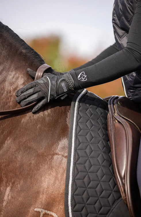 BARE Active Rider Mesh Gloves - Black
