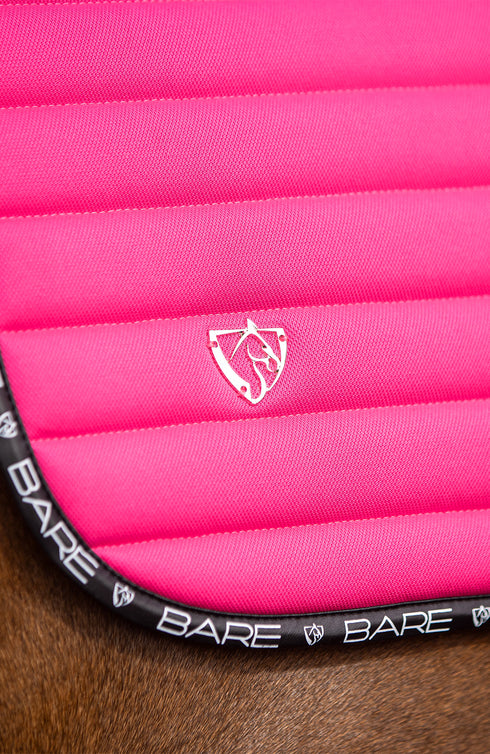 BARE Active Saddle Pad - Dressage Cut - Hot Pink