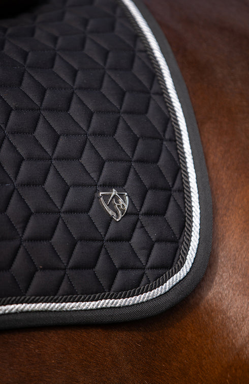 BARE Pro-Rider Dimension Saddle Pad - Dressage Cut - Black