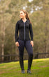 BARE Technical Riding Jacket - Black with Navy