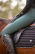 Youth FlexForm Sculpting Riding Tights - Deep Green