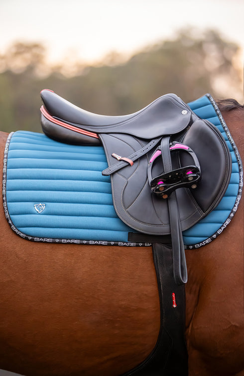 BARE Active Saddle Pad - Jump Cut - Teal