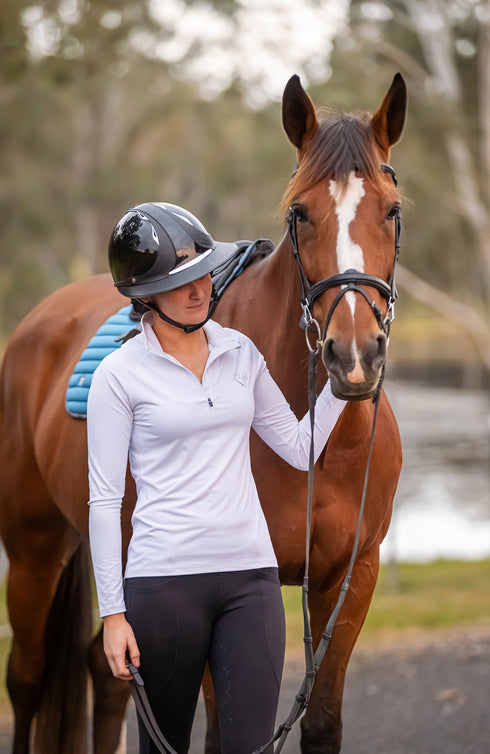 BARE Technical Riding Shirt - Lightweight WHITE
