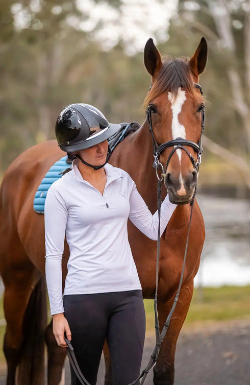 BARE Technical Riding Shirt - Lightweight WHITE