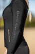 Youth BARE Technical Riding Jacket - Black with Rose Gold